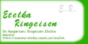 etelka ringeisen business card